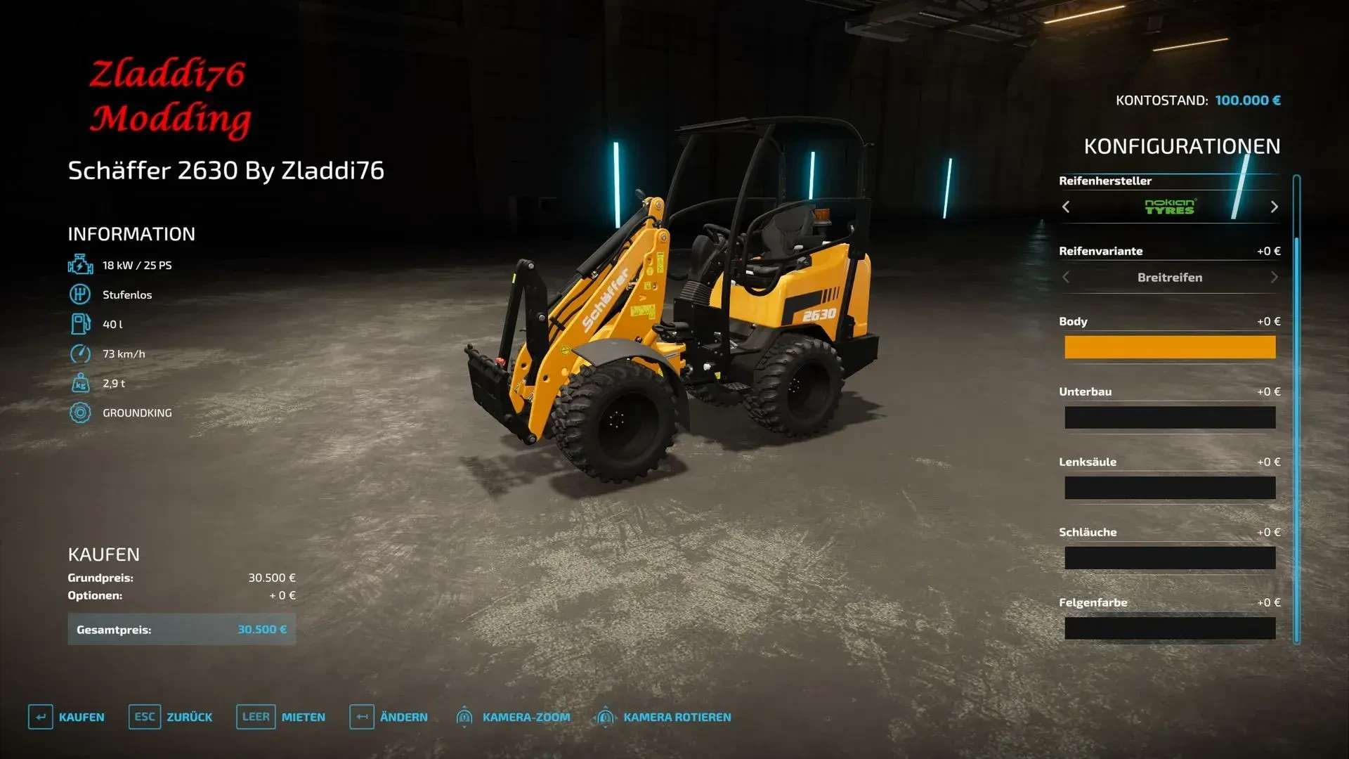 Schäffer 2630 v1.0 – FS22 thumbnail 3