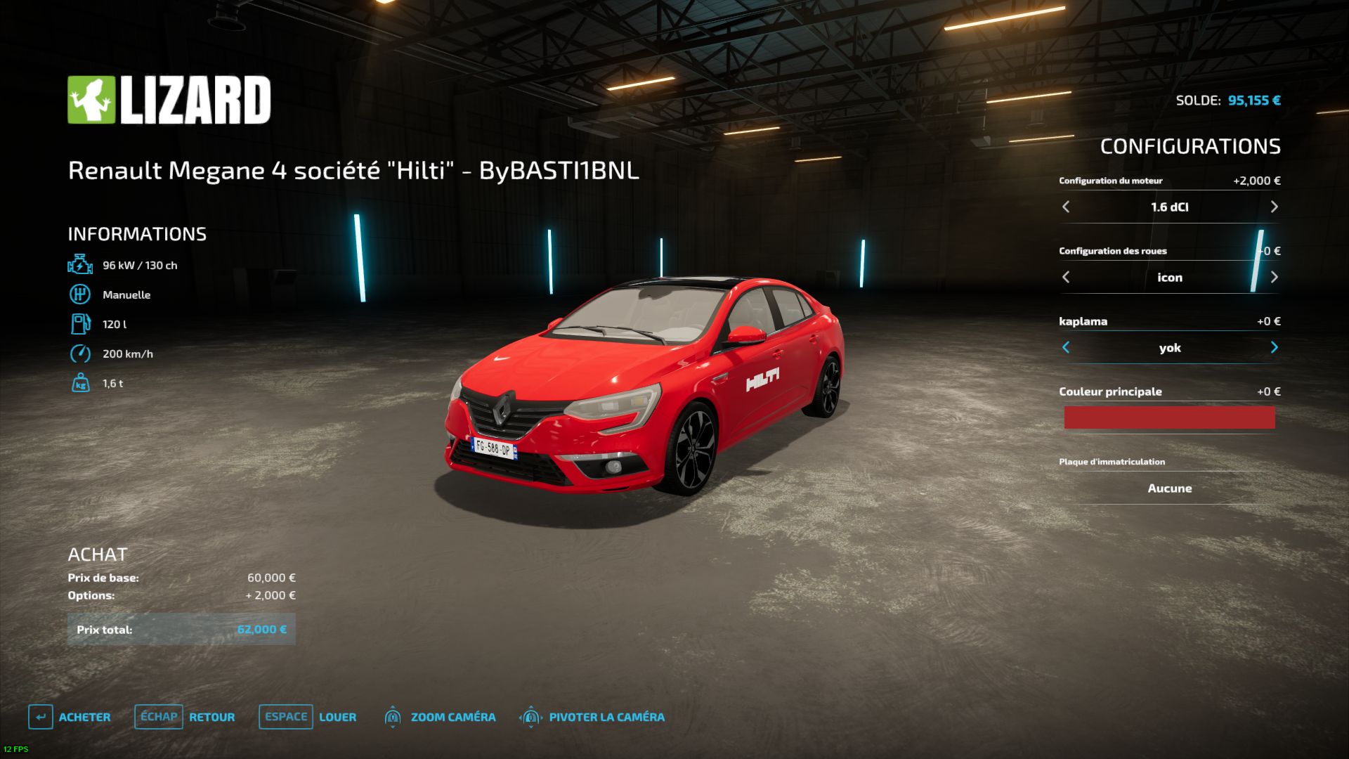 Renault Mégane IV Sedan – “Hilti” 1.0 – FS22 thumbnail 3