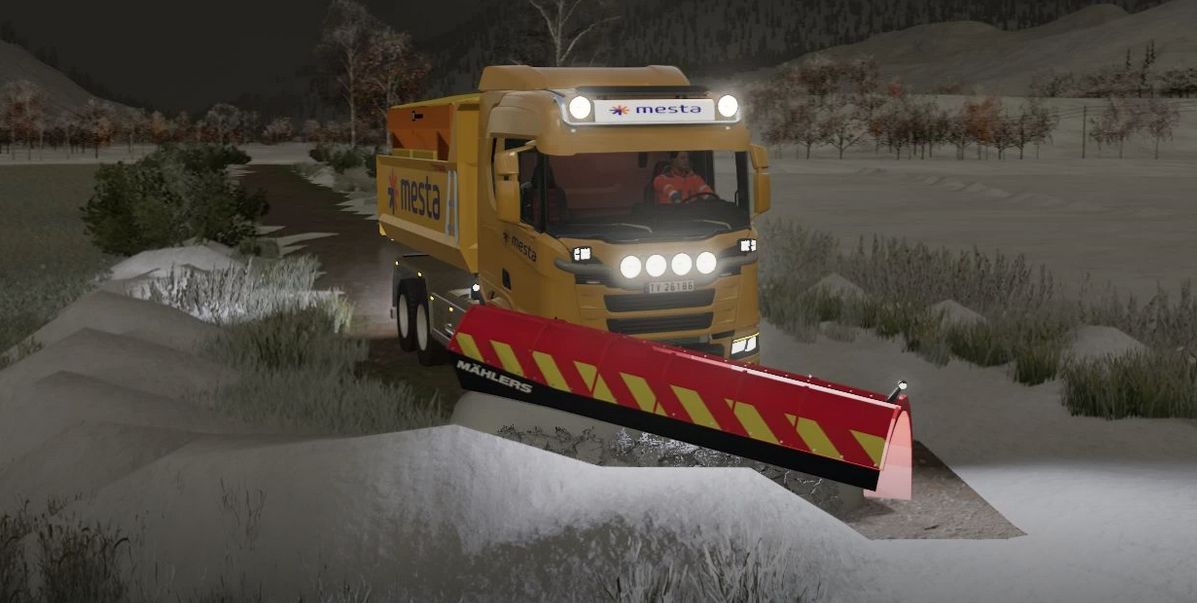Mählers DPH Snow Plow v1.0 – FS22 thumbnail 3
