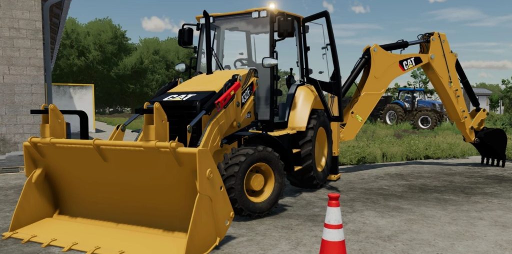 CAT koparko ładowarka 428f2 – 432 Pack v1.0 – FS22