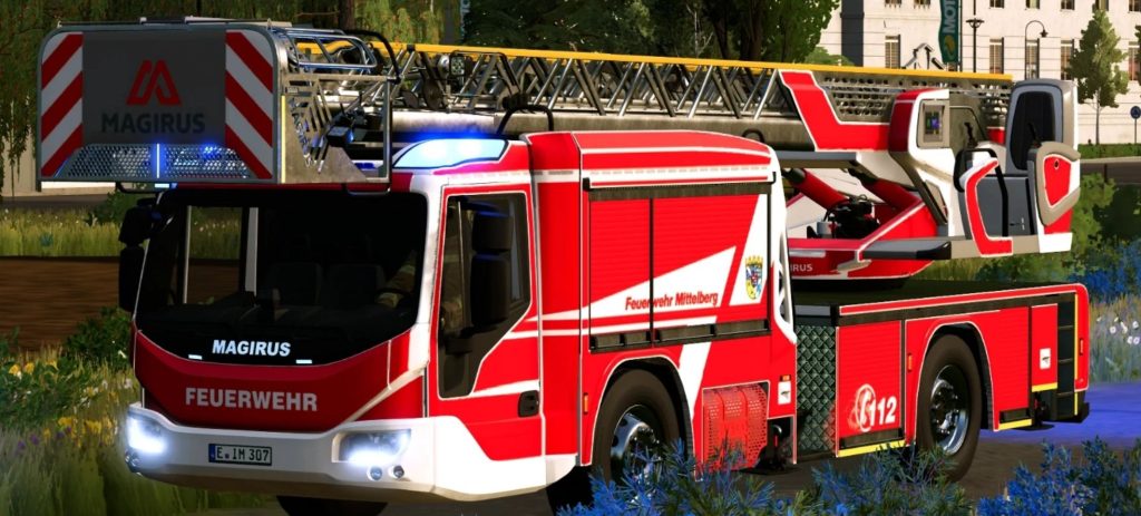 Iveco Magirus M32L – AS n.B. Drehleiter v1.0 – FS22