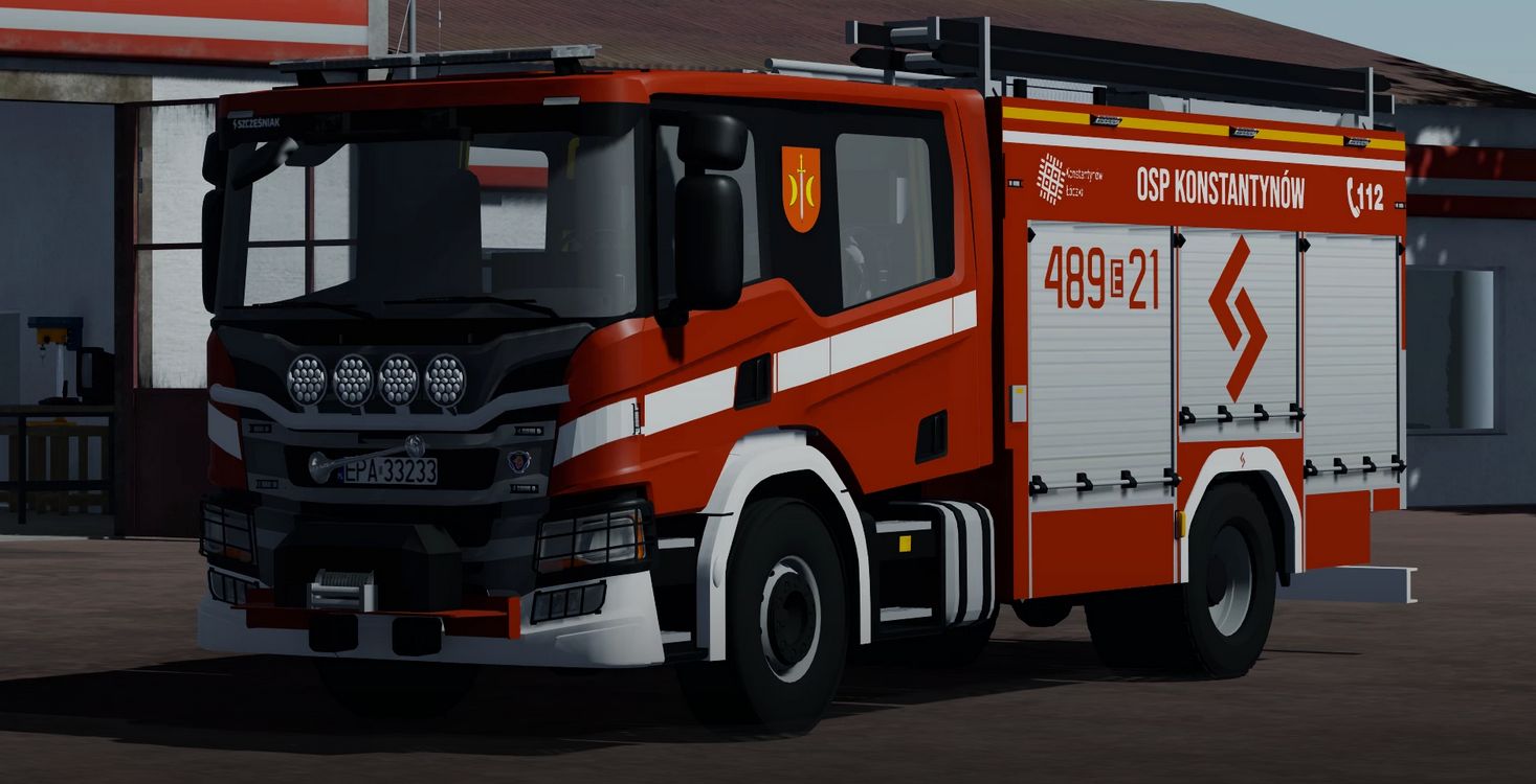 Scania P360 GBA OSP Konstantynów v1.0 – FS22
